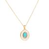 New Personalized Bird Egg Pendant, Fashionable, Simple, Niche Oval Necklace