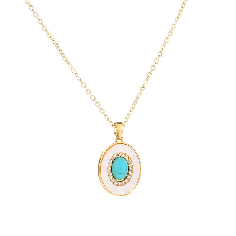 New Personalized Bird Egg Pendant, Fashionable, Simple, Niche Oval Necklace