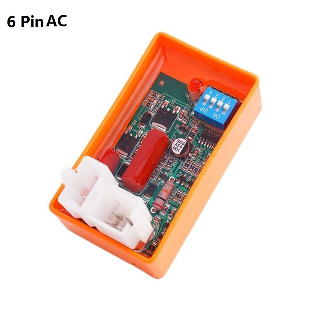 Motorcycle Igniter 4 5 6 Pin CDI Box with DIP Switch Motorcycle Ignition Speed Limit 4000-12000 For WAVE100 YX140 YX160 CT100
