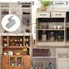 4PC LED Inner Hinge Lamp Cabinet Lights Universal Wardrobe Cupboard Door Sensor Lights Bedroom Kitchen Closet Night Lights