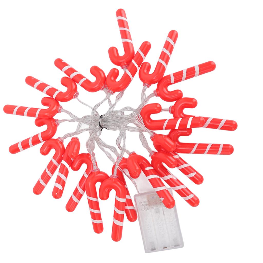 9.8ft 20LED Christmas Candy Cane String Lights J Shape LED String Lights for Room Decoration