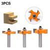 Multipurpose Router Bit Set for Wood Crafting 8mm Shank Disc Grooves Cutter with Accurate Ground Cutting Edges