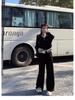 Women's Casual Korean-Style Two-Piece Sportswear Set for Spring and Autumn