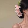 Blumen Haarkamm Kopfschmuck Thai-Stil Chignon Haarspangen Handgefertigt Böhmische Blumen Haarnadel Party
