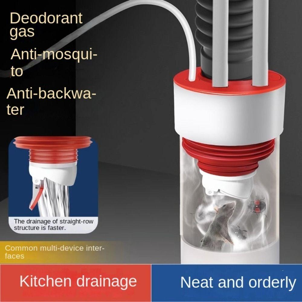 

Multifunctional Kitchen Basin Sewer Branch Washing Machine Drainage Supplies