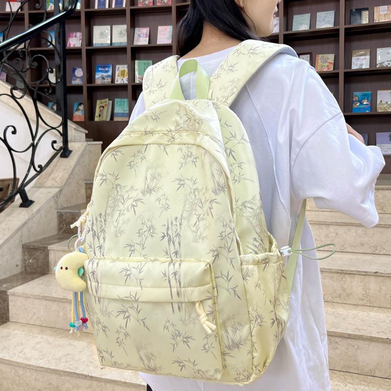 Graffiti Backpack Student Large Capacity School Bag Unisex Tie-Dye Printed Backpack