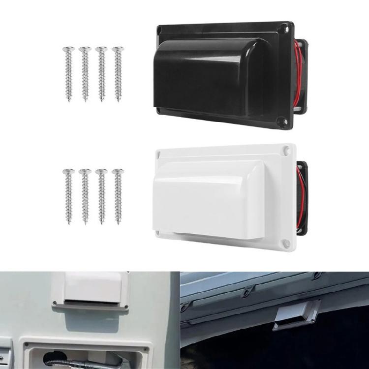 12V Marine Grade Ventilation Exhaust System ABS Fan 8500RPM Suitable For Yacht Campers Caravans Enclosed Space Airflows