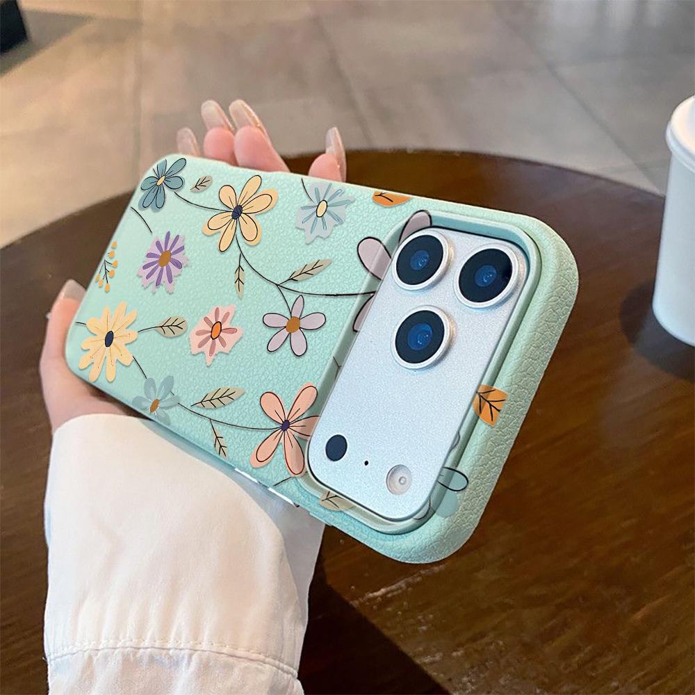 Retro Flower Soft Case For iPhone 17 Pro Max Cases iPhone 11 15 12 13 14 Pro Max Case 17 Air 17proMax Back Cover Funda Bumper