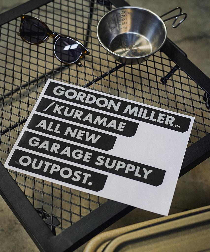 GORDON MILLER Cut Sticker KURAMAE BAR Black 1765507 245×176