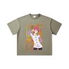 260 GSM Doppelgarn 32er Zählart 100% Baumwolle Sieben Todsünden V11 Gowther Druck Unisex Schweres Baumwoll-T-Shirt