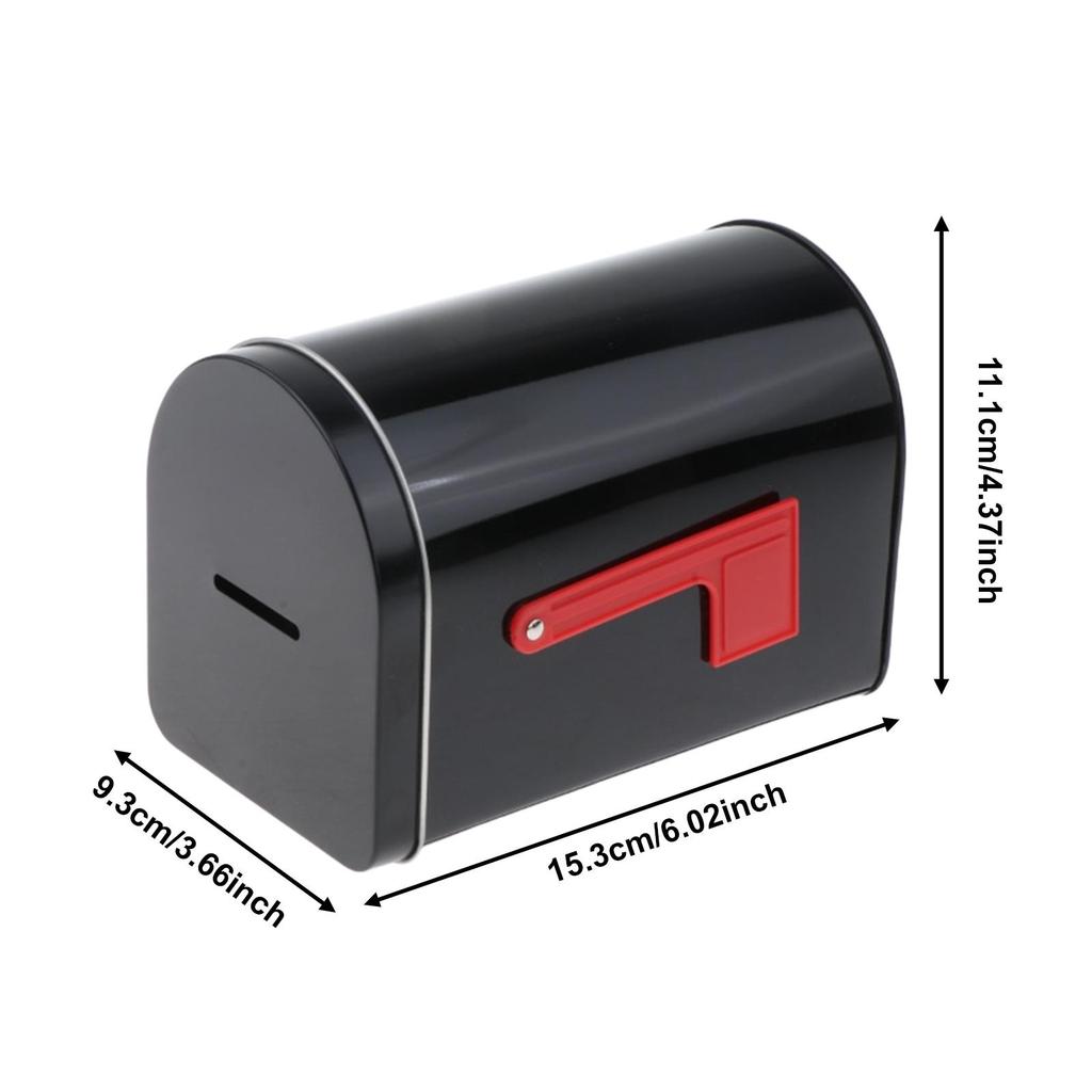Mailbox Windproof Mail Insertion Modern Iron Letterbox for Outdoor Gate Door