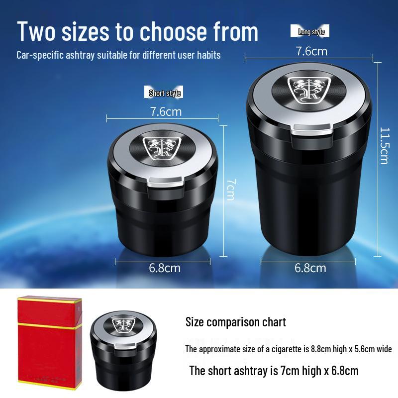 Multifunctional Ceramic Liner Ashtray for Roewe i5/i6/RX5/RX8/RX9/iMAX8/D7