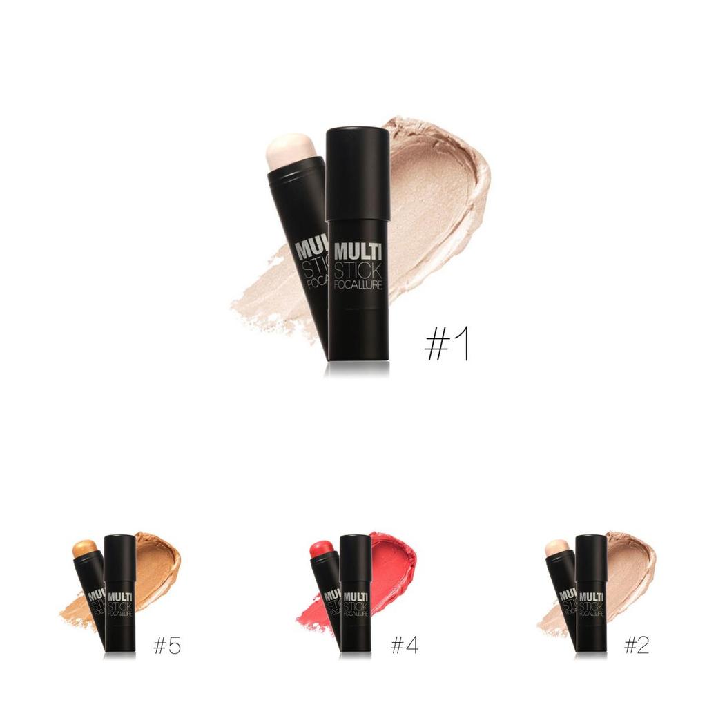 Focallure Stick Face Blushes Bronzer Highlighter Shimmer Makeup Blusher For Flawless Radiance