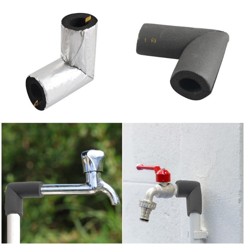 Flame Retardant Foam Insulation Elbow Tubes Suitable for 3/4 Inch Pipes High Temperature Resistance Anti Settling Design