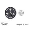 Teamer Sigil Of Lilith Symbol Classic Gothic Brooch Demon Seal Vintage Amulet Stainless Steel Jewelry Wiccan Magic Women Gift