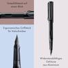 LAMY AL-Star Black Fountain Pen - Ergonomic Grip and Black Steel Nib Size M - Lightweight Aluminu...
