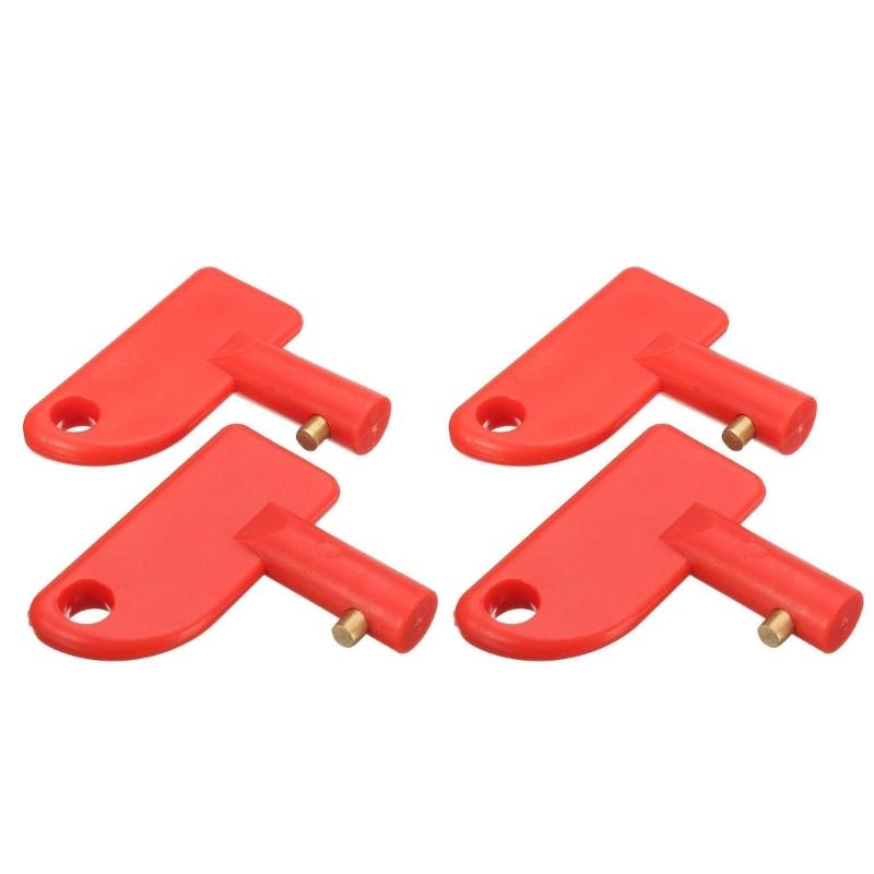 

Marine Auto Boats Truck Battery Main Switch Key Cut Off Kill Isolator Switch Universal For Yacht Electric Vehicle 4 Pack