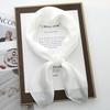 70cm Solid Color Small Square Scarf Women Trendy Versatile Neck Scarf Match Blazer Shirts Decorative Bandana