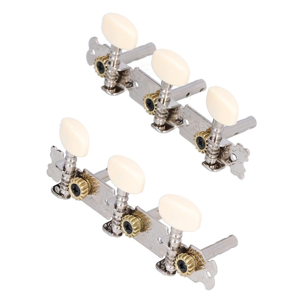 Guitar Tuning Pegs Machine Heads Tuners Dual Holes 3R 3L for Acoustic Folk Classical Guitars