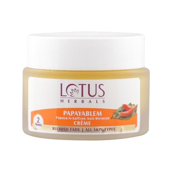 Крем Lotus Papayablem, Папайя-и-Шафран Против Пятен, 50г