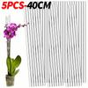 20/1PCS Plant Support Stakes Acrylic Clear Orchid Sticks For Potted Support Tomatoes Flowers Grow Upright Gardening Supplies