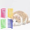 Cat Spring Toys Kitten Coil Spiral Springs Interactive Toy Colorful Springs Cat Self-pleasure Toy Pet Supplies