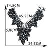 Black And White I Polyester Thorn Hollow Embroidered Collar-Shaped Sewing Lace Diy Decorative Cheongsam Dress Clothing Accessories Accessories