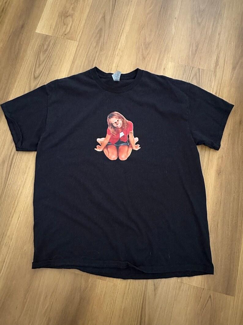Aphex Twin Britney Spears Mashup Short Sleeve Unisex Tshirt Size S5XL KH6068 S
