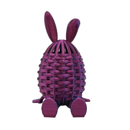 3D-gedruckte Ostereier Flexibel Gelenkiges Hasenei Osterkorb-Füller für Partyzubehör Heim-Büro-Schreibtischdeko