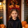 Reusable Festive Props 8 Pcs Halloween Headband for Kids Adults, Glitter Pumpkin Eyeball Bat Hairband Costume, Cosplay Party Favors Festival