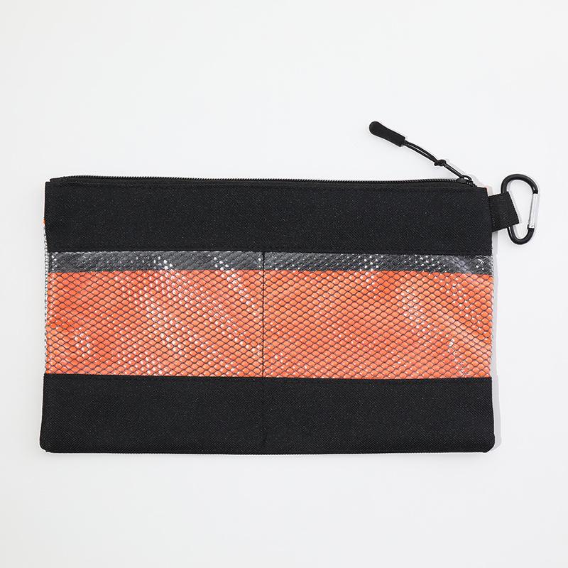 Large Capacity Multi-Functional Transparent Waterproof Tool Bag with Hooks