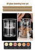 2025 Automatic Electric Ceramic Stove & Large Glass Tea Kettle Set - High Temp Resistant for Brewing