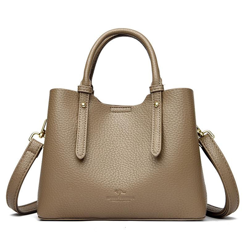 Fashionable Middle-aged Mother Bag Crossbody Bag Women's Shoulder Bag Handbag