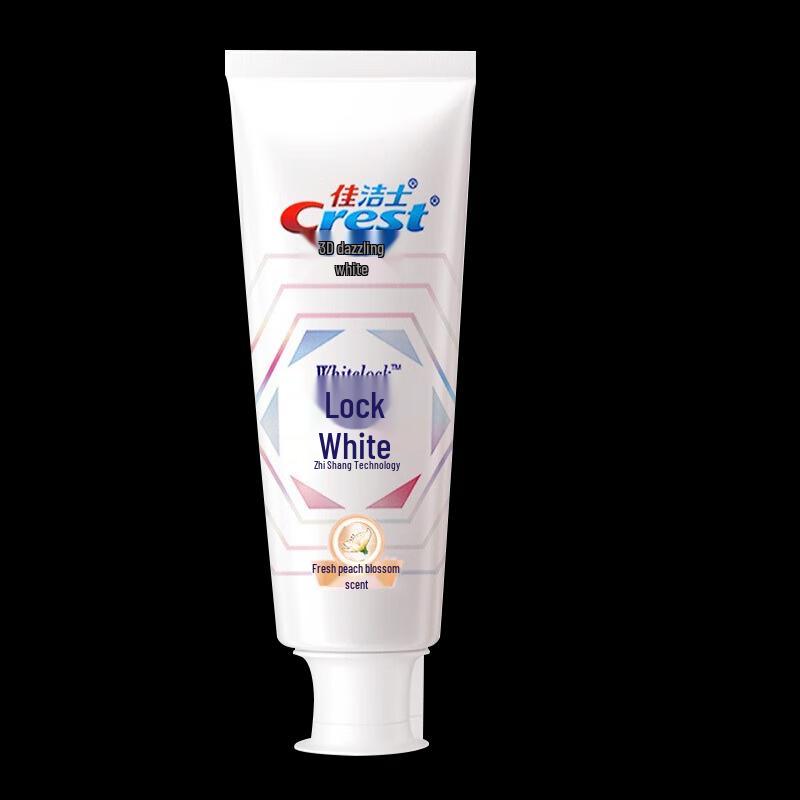 Crest Lock-White Peach Scent Toothpaste