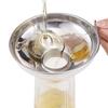 Stainless Steel Wide Mouth Canning Funnel Salad Dressing Liquid Funnel Hopper Filter Oil Funnel Kitchen Strainer Tools Gadgets