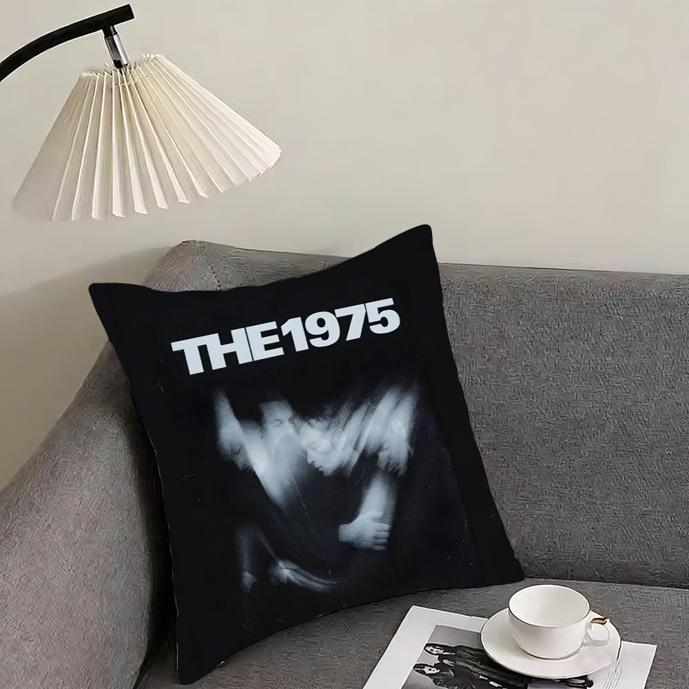 

The 1975 Band Cushion Cover Pillowcase Ultra Soft Skin Friendly Fabric Cloud Like Comfort Concealed Zipper 30x30cm