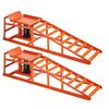 Hydraulic Car Ramps, 2 PCS 5T 11000 Lbs, 270-360 Mm Lift Height, Heavy Duty Hydraulic Vehicle Ramps, Portable Car Lifts for Home Garage Maintenance