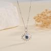 Beixi Silver Devil's Eye Cartoon Necklace - S925 Sterling Silver, Fashionable, Simple, Women's Jewelry