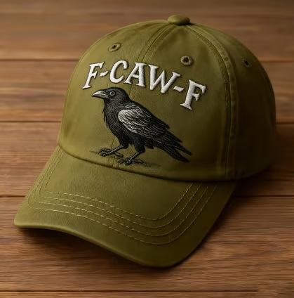 Amazon Popular Fashion 3D Digital Printing Baseball Cap F-Caw-F Crow Hat Crow Cap