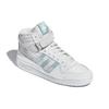 adidas Originals Forum Mid GX6533 Damen Weißgrau Hellblau Retro Basketball Sneaker