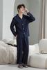 Pyjamas for Topp og Bunn Lang Front Jinbei Med Svette Rask Skånsom mot Løstsittende For XL Størrelse [Vulcanodon] Menn, Fritidsklær, Sett, Komfortabel, 100%