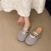 Fashion Luxury Brand Design Women's Round Toe Flats Designer Casual Trend Breathable Ballet Hollow Beach Sandals Mary Jane Shoes New