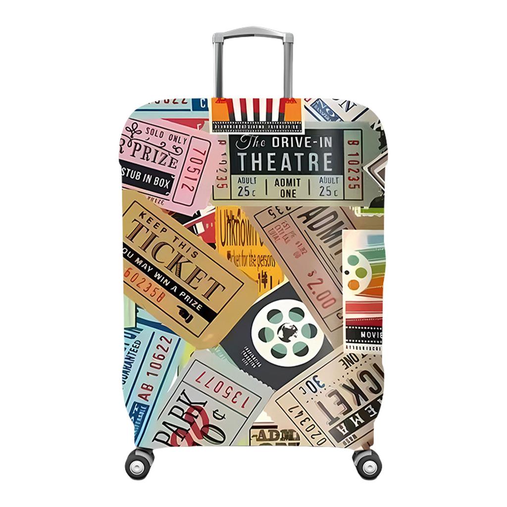 Gepäckschutzhülle Koffer Schutzhülle Elastischer Gepäckschützer Kofferhülle Schutz Passend für 18-28 Zoll Gepäck