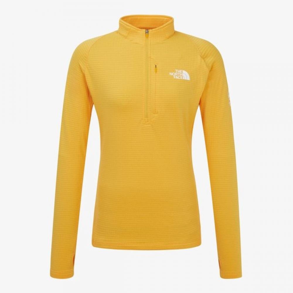 The North Face Women S Long Sleeve Hoodie Yellow Nt7lr88c YELLOW/085