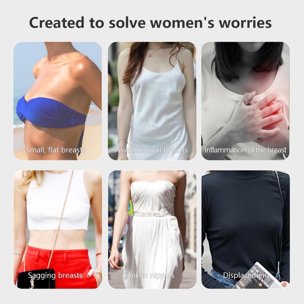 Brustmassagegerät, Brustvergrößerung, Brustpflege-Massagegerät, entworfen für Frauen, Rosa