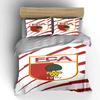 Red Athlete Poster Bedding Set Bedding Duvet Cover Set Duvet Cover Pillowcases Home Decor (1 * Duvet Cover 2 * Pillowcases, without duvet insert)