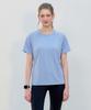 BASIC HOUSE Women'S Cool Breeze Raglan Round Short Sleeve T-Shirt Blue Lzts3223 (Type A)
