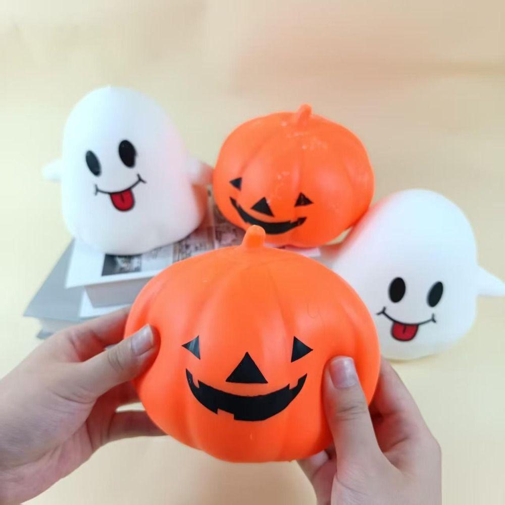 Relax Gift Halloween Pumpkin Squishy Toy Release Hand Slow Rebound Fidget Toy Kids Toy