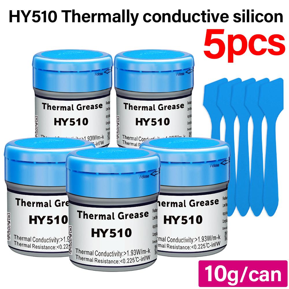 HY510 10G Gray Heat Dissipation Paste Desktop Computer CPU Silicone Grease Graphics Card Thermal Conductivity Paste Cooling