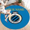 Club Brugge Kv Crest Custom Name Round Area Rug Carpet Rug For Living Room Bedroom Sofa Playroom Decor Nonslip Floor Mat